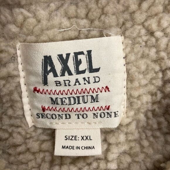 AXEL Denim Sherpa Collar Trucker Jacket Blue Size XXL SEE DESCRIPTION - Picture 7 of 11